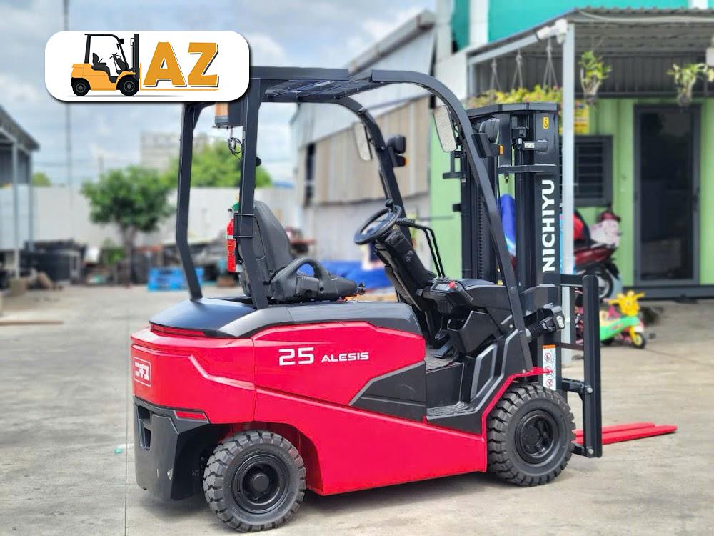 Xe nâng điện ngồi lái 2.5 tấn Nichiyu FB25PN-80, 3m, 2020
