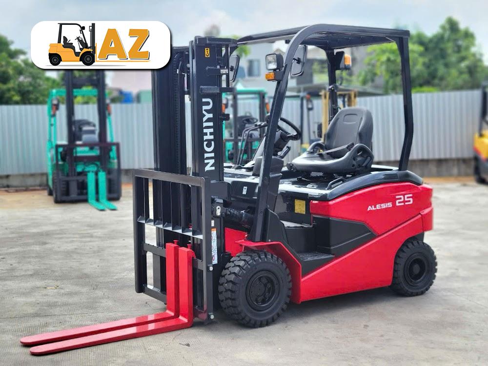 Xe nâng điện ngồi lái 2.5 tấn Nichiyu FB25PN-80, 3m, 2020
