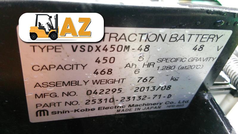 Xe nâng Điện 2 Tấn TOYOTA 7FBL20 chiều cao nâng 3m