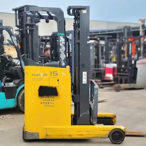 Xe nâng điện đứng lái 1.5 tấn Nichiyu FBRMW15-80B-500M, 5m