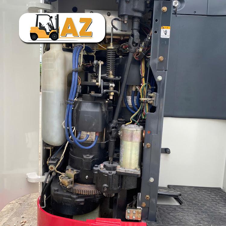 Xe nâng điện đứng lái 900kg Nichiyu FBRM9-75-330 PFL, ty giữa, nâng cao 3m3