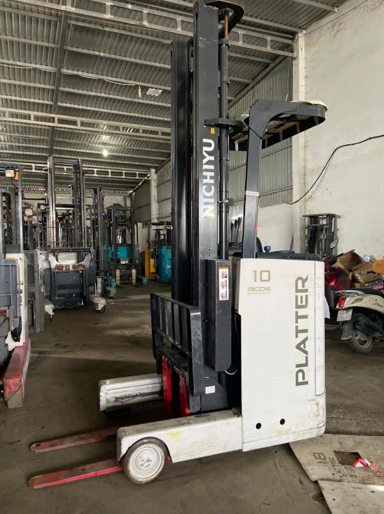 Xe nâng điện đứng lái 1 tấn Nichiyu FBR10-85B, 4.5m - Góc nhìn tổng thể