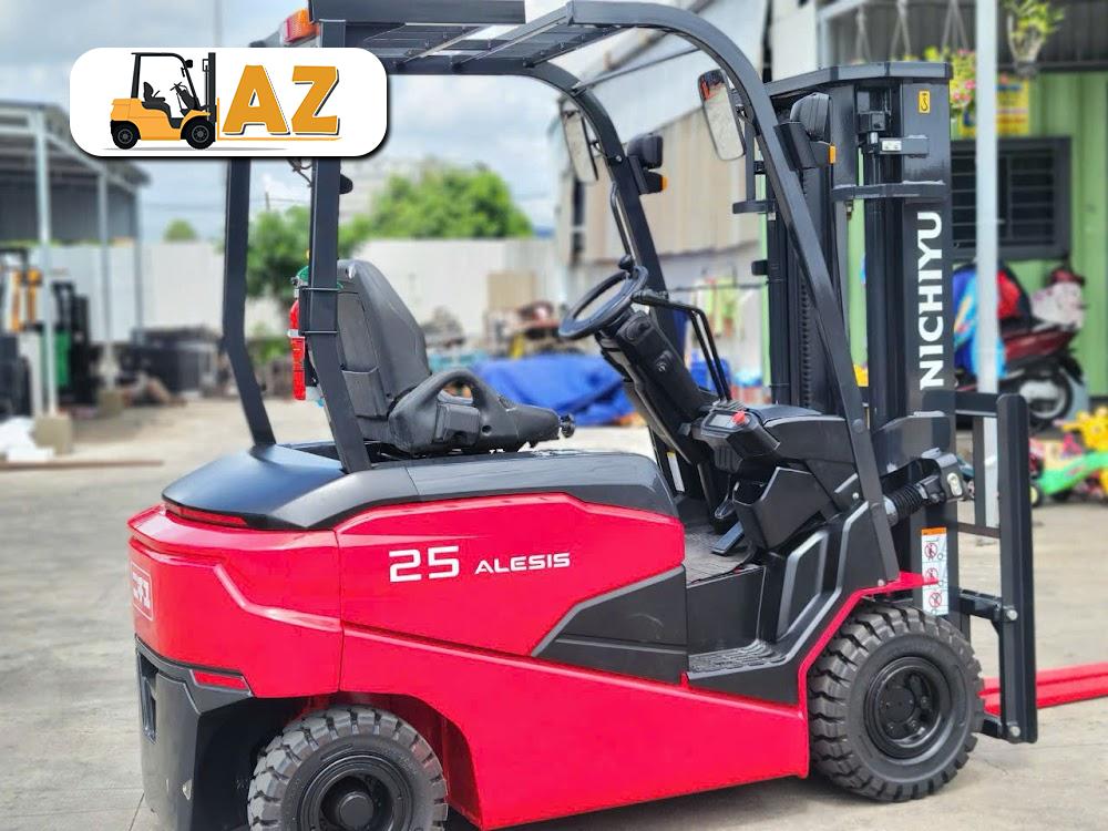 Xe nâng điện ngồi lái 2.5 tấn Nichiyu FB25PN-80, 3m, 2020