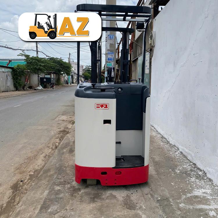 Xe nâng điện đứng lái 900kg Nichiyu FBRM9-75-330 PFL, ty giữa, nâng cao 3m3