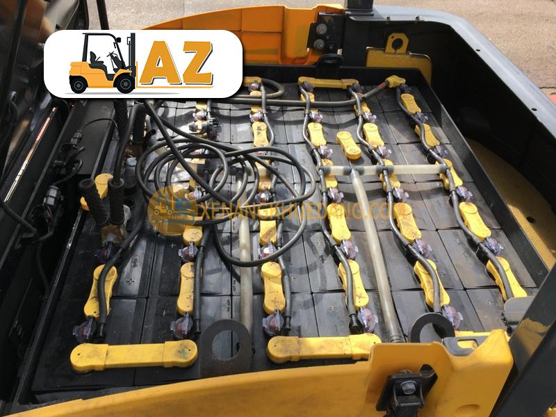 Xe nâng điện ngồi lái 2.5 tấn Komatsu FB25-12 - Chiều cao nâng