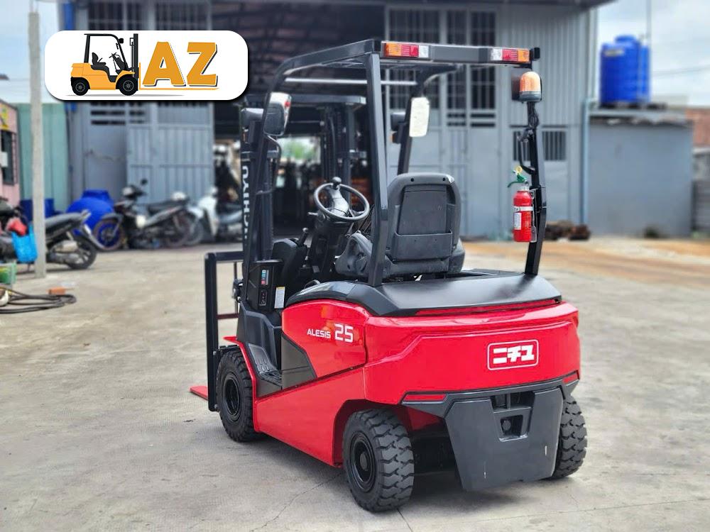 Xe nâng điện ngồi lái 2.5 tấn Nichiyu FB25PN-80, 3m, 2020