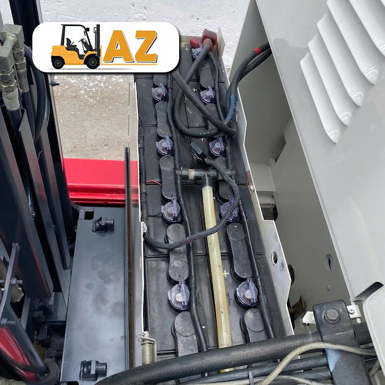 Xe nâng điện đứng lái 900kg Nichiyu FBRM9-75-330 PFL, ty giữa, nâng cao 3m3