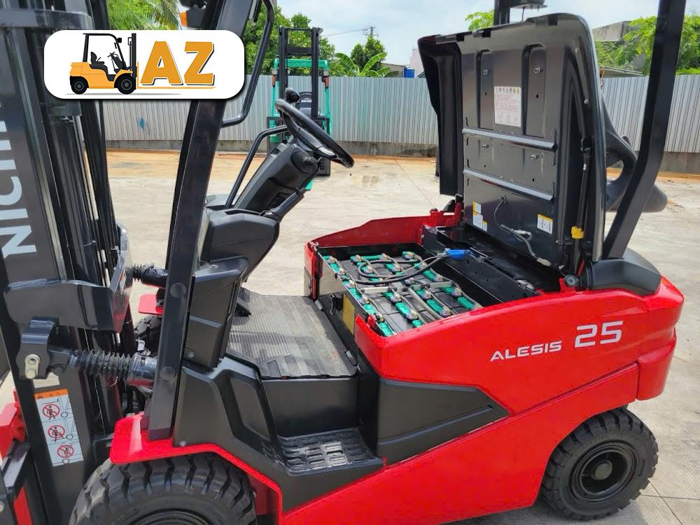 Xe nâng điện ngồi lái 2.5 tấn Nichiyu FB25PN-80, 3m, 2020