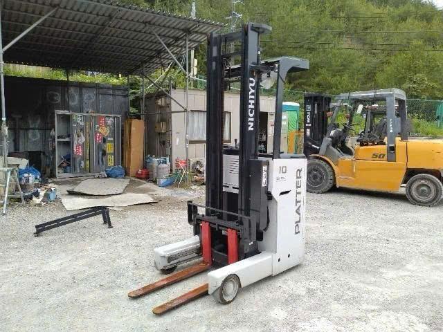 Xe nâng điện đứng lái 1 tấn Nichiyu FBR10N-80-400, nâng cao 4m