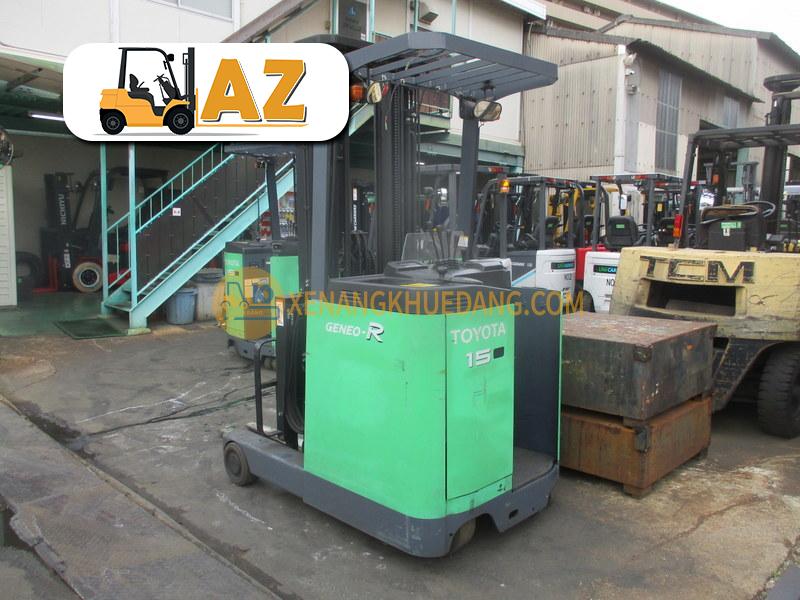 Xe nâng điện đứng lái Toyota 7FBR15 1.5 tấn - Bánh xe PU